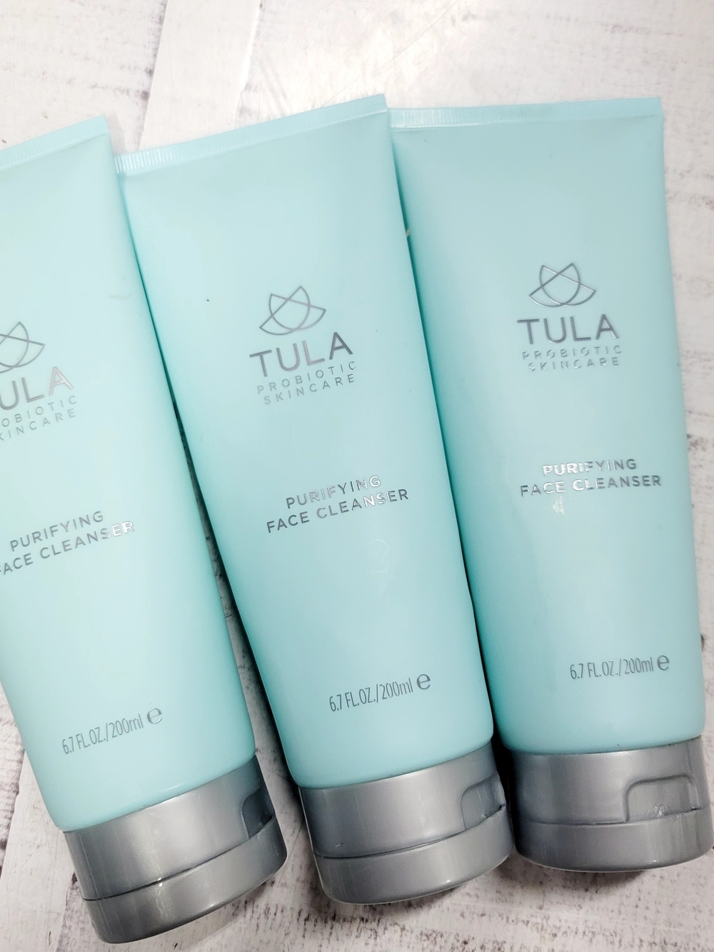 Tula Purifying Face Cleanser - Aqua Blue Tubes